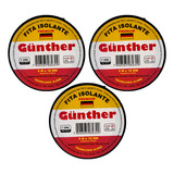 Fita Isolante 5 Metros 18mm Profissional Premium 3 Rolos