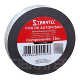 Fita Isolante De Auto Fusão Preta 19mm X 10 Metros Cor Preto