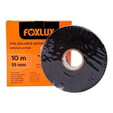 Fita Isolante Preta Auto Fusão 19mm X 10 Metros Foxlux