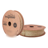 Fita Juta Com Lurex Dourado Brilho Jl005 20mm Rolo 10 Metros