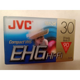 Fita Jvc Compact Vhs c Tc 30 Ehg Hi fi Original Nova Lacrada