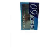 Fita K7 Audio Cassete Nova Lacrada Virgem Sony Ef x 60