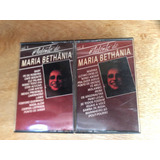 Fita K7 Cassete Maria Bethânia O Talento Vol 1 E 2