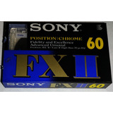 Fita K7 Cassete Sony Fx Ii 60 Lacrada
