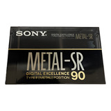 Fita K7 Cassete Virgem Nova Lacrada Sony Metal Sr 90