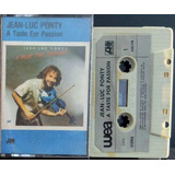 Fita K7 Jean luc Ponty A Taste For Passion 1979