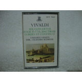 Fita K7 Original Cláudio Scimone Vivaldi Six Concertos