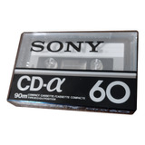 Fita K7 Sony Cd Alpha 60 Lacrada Virgem