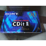 Fita K7 Sony Cdit Ii 90 - Cromo Lacrada Imp - Preço Unitário