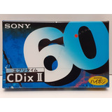 Fita K7 Sony Cdix Il 60
