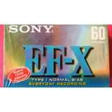Fita K7 Sony Ef x 60