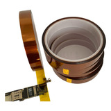 Fita Kapton Alta Temperatura Reflow Reballing Bga 15mm 30mts Cor Marrom