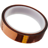 Fita Kapton Poliamida Resistente Ao Calor Reflow Reballing Bga Smd 3d 25mm X 33m Térmica Alta Temperatura Cor Dourado