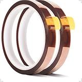 Fita Kapton Poliamida Sublimação Termica Altas Temperaturas Reflow Reballing BGA Reparos Eletrônicos Isolamento Térmico 20mm X 33 Metros 2 10mm 