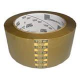 Fita Larga Marrom 45mm X 100 Metros 10 Rolos Empacotar Boa