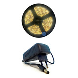 Fita Led 3528 Rapidao Net Rolo 5m 300 Leds Silicone Branco Quente fonte