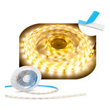 Fita Led 5050 Branco Quente 5mt Super Led 12v Sanca E Gesso