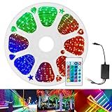 Fita Led 5050 Rgb Com 1 Controle Fonte 110v Ou 220v 20 Metros Ip65 RGB 110v