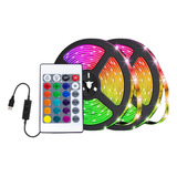 Fita Led 5050 Rgb Usb 3m