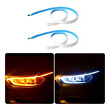 Fita Led Automotiva 30 45 60cm Farol Drl Seta Sequencial 12v