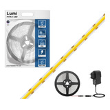 Fita Led Cob Profissional 3mt 1080 Smd 12v Ip20 C Fonte Lumi