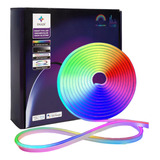Fita Led Inteligente Silicone Neon 5m Rgb Alexa Dreamcolor