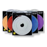 Fita Led Neon 5 Metros 12v Flexível Prova D agua Fonte Luz Amarelo Fluorescente