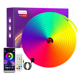 Fita Led Neon Flexível Inteligente Wifi Rgb 5m Alexa Google