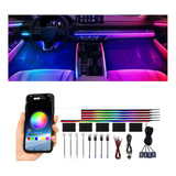 Fita Led Neon Painel Carro 18 Pontos Rgb Dual Zone Efeitos