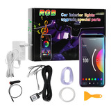 Fita Led Neon Painel Carro 6m Rgb Interior Automotivo