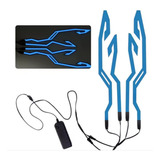 Fita Led Neon Para Capacete Led Luz Indica Sinaliza Moto Gp