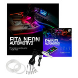 Fita Led Painel E Porta Carro Rgb 12v 6 Canhões 6m Fibra
