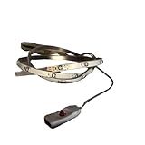 Fita LED RGB Recarregável 60cm KIT C 2 Fitas 7 Cores Bateria Integrada Carregamento Via USB Iluminação Decorativa