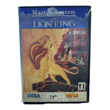Fita Lion King Original Master System