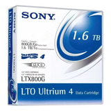 Fita Lto 4 Ultrium 4 Sony 1 6tb Ltx800g Nova Lacrada