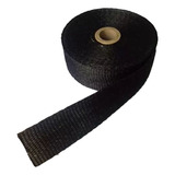 Fita Manta Térmica Preta Termotape Coletor Escape Carro 20 M