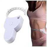 Fita Métrica Corporal Trena Antropométrica Com Botão De Trava Destrava C Slot Para Marcação Das Medidas Medidor De Gordura Corporal Massa Magra Musculação Atividade Física Dieta RV Globi 