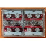 Fita Micro Cassete Panasonic Mc 60 Seminovas 4 Unidades