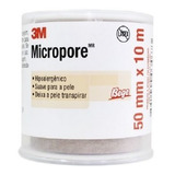 Fita Micropore Bege 5 0cm X10m
