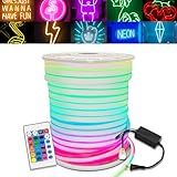 Fita Neon Led 10m Flexível Fonte E Controle Rgb 110v 220v RGB 110v
