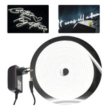 Fita Neon Led 5m 120 Led Flexível Siliconada 2835 Fonte