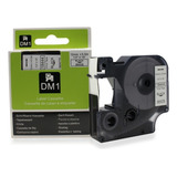 Fita P Rotuladora Portátil 3m Pl 100 Vinil 12mm 18444 Dymo Cor Branco