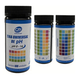 Fita Papel Indicador Ph 0 A 14 Água Piscina 100 Tiras Cral