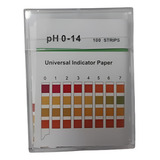 Fita Papel Indicador Ph 0 A 14 Cx 100 Tiras Tipo Merck Impor