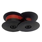 Fita Para Máquina De Calcular Sharp General Teknika Preta E Vermelha