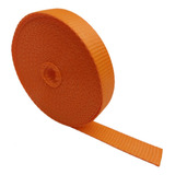 Fita Poliéster 25mm Carga 1 Tonelada Laranja 50 Mt