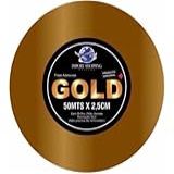 Fita Protese 50m Gold Origin Larga 2 54cm Amarela Não Derrete