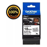 Fita Rotulador Brother Tze fx241 18mm Original Lacrada 