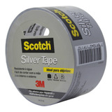 Fita Silver Tape Scotch Cinza 45mm