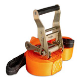 Fita Slack Line 10 Metros Laranja T123 Acte Acte